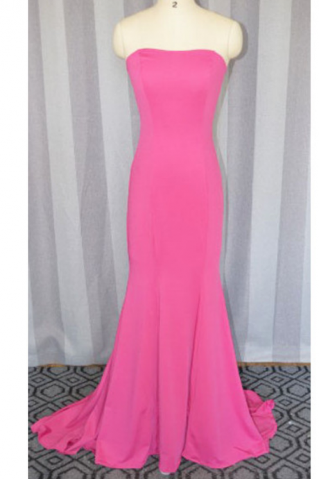 Prom Dresses ,rose Embroidered Floor Length Chiffon