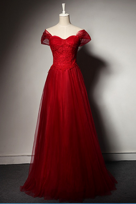 Evening Dress,prom Dress,,red Evening Dress,tulle Evening Dress,sexy Evening Dress,sweetheart Evening Dress,customized Evening Dress, Evening