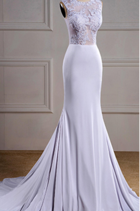 White Mermaid Prom Dress,evening Gowns,formal Dresses,prom Dresses