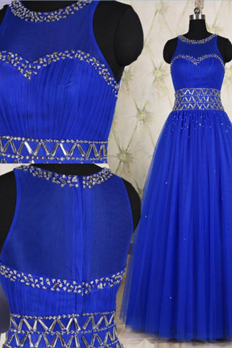 Prom Dress, Royal Blue Prom Dress Formal Wear Party Gown ,high Quality Graduation Dresses,wedding Guest Prom Gowns, Formal Occasion