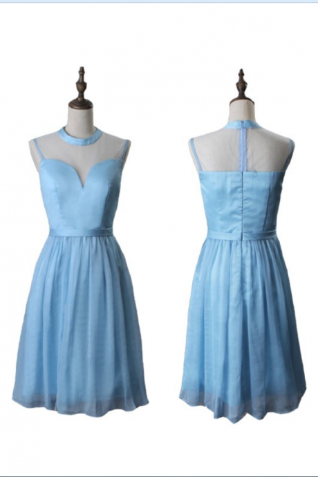 Short Homecoming Dress,elegant Light Blue Homecoming Dress,prom Dress