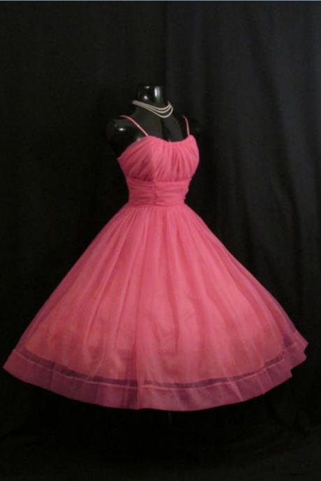 vintage dress, short homecoming dress, homecoming dress, watermelon homecoming dress