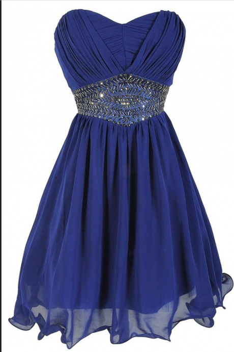Royal Blue Homecoming Dress,sparkle Homecoming Dresses,beautiful Homecoming Gowns,fashion Prom Gowns,beading Sweet 16 Dress,parties Gowns