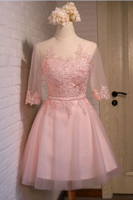 Pink Homecoming Dress, Lace Up Homecoming Dress, Junior Homecoming Dress, Fantastic Homecoming Dress, Charming Homecoming Dress