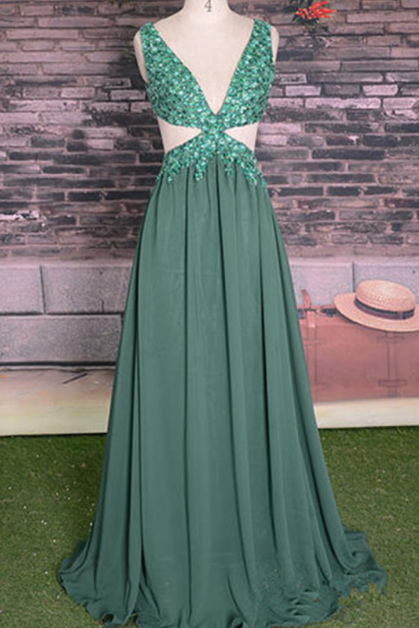 Backless Prom Dresses,open Back Prom Dress,straps Prom Gown,sparkly Prom Gowns,elegant Evening Dress,sparkle Evening Gowns,green Evening