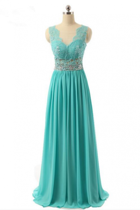 Turquoise Prom Dresses,lace Prom Dresses,evening Dresses ,formal Women Party Dress