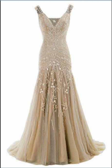 Long Prom Dresses,custom Prom Dress,charming Prom Dress,beading Prom Dress, Mermaid Prom Dresses,