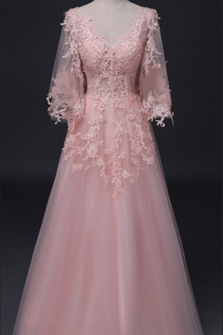 A Long Sleeved Dress At Night Wedding Dresses For Women's Dresses And A Formal Prom Evening Gown