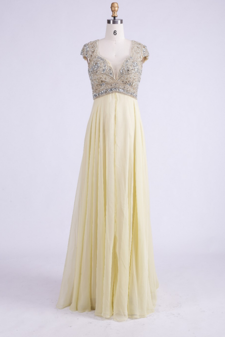 The Yellow And Beautiful Cape Town Dress Party Dress, The Silk Length Festa Floor Gown