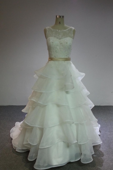 Mew Wedding Dress,bridal Gown, Long Wedding Dresses, Mermaid Wedding Dress, Tiered Wedding Gown