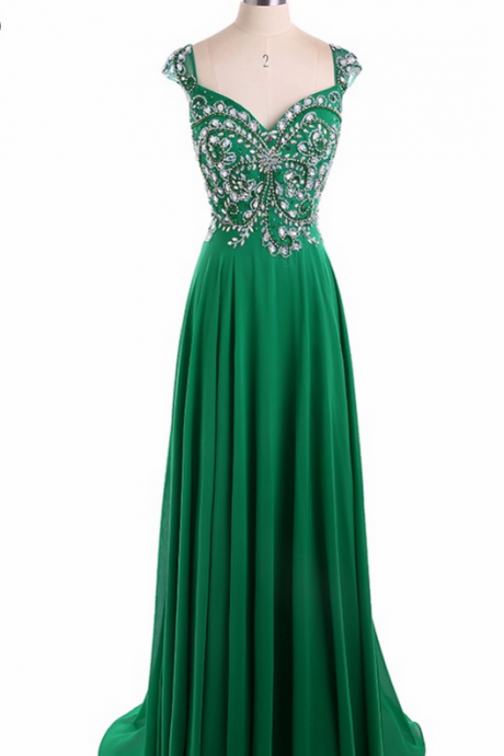 Green Line Of Cultural Image, Including Cape Silk Long Sleeve Length Ball Gown Backless Pearl Layer