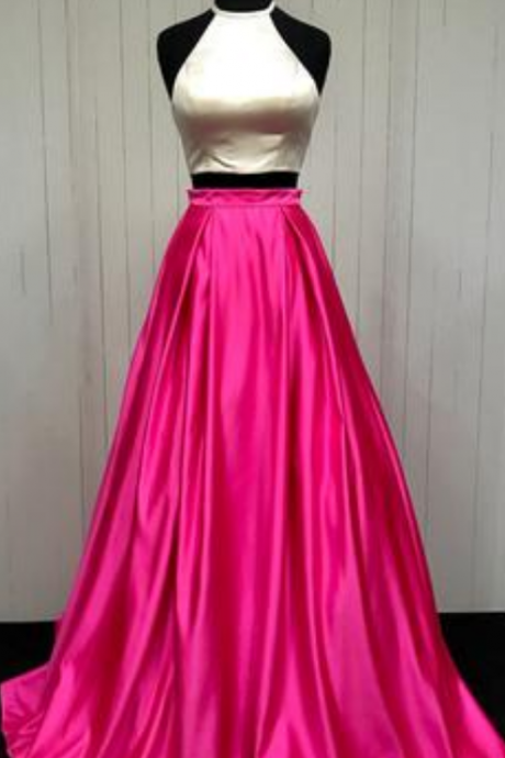 Elegant A Line Sleeveless Prom Dress, Long Evening Dress,