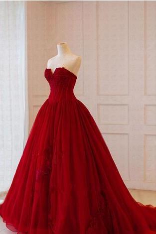 2018 Real Picture Red Quinceanera Dresses V Neck Lace Applique Corset Masquerade Ball Gown Sweet 16 Prom Dress Vestido De 15 Anos Africa