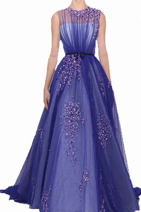 Luxury Prom Dresses,sparkle Evening Dresses,purple Evening Dresses,beaded Evening Dresses,sequin Evening Dresses