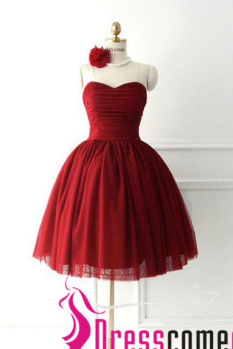  Burgundy Short Prom Dress Custom Ball Gown Summer Corset Fitted Wine Red Homecoming Dresses