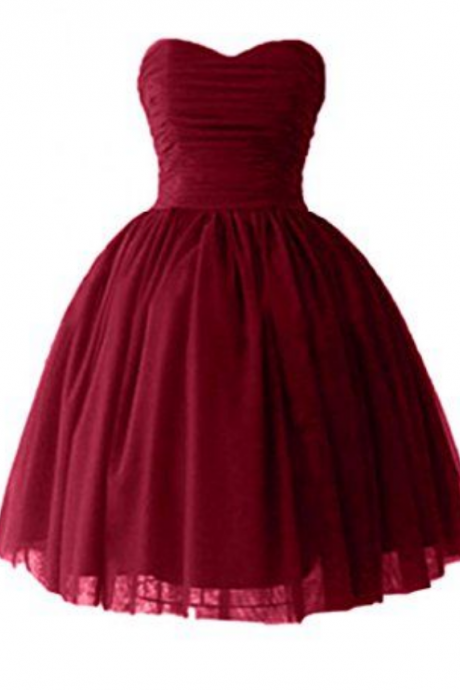 Modern Homecoming Dresses, Sweetheart Cocktail Dresses ,short Ball Gown For Teens