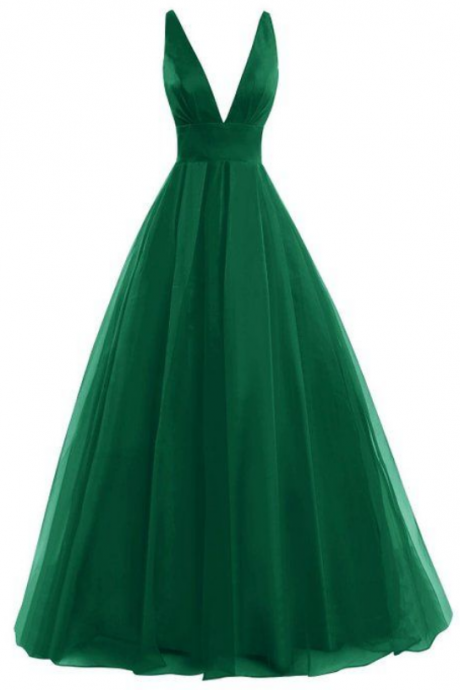 Backless Prom Dresses,green Prom Gowns,green Prom Dresses 2016, Party Dresses 2016,long Prom Gown,prom Dress,a-line Party Dress, Prom
