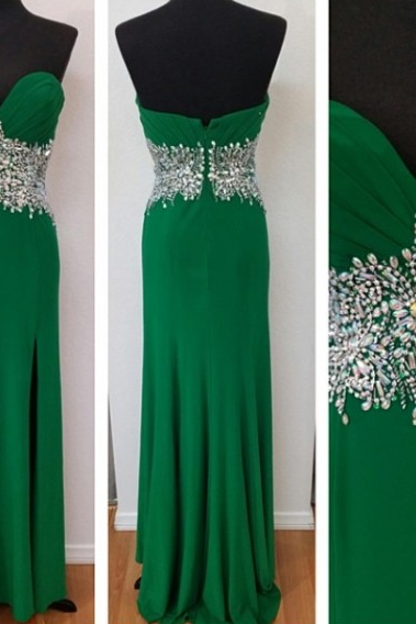 Prom Dress,sexy Prom Dresses,green Prom Gowns,green Prom Dresses, Party Dresses,long Prom Gown,prom Dress,sparkle Evening Gown,sparkly Party