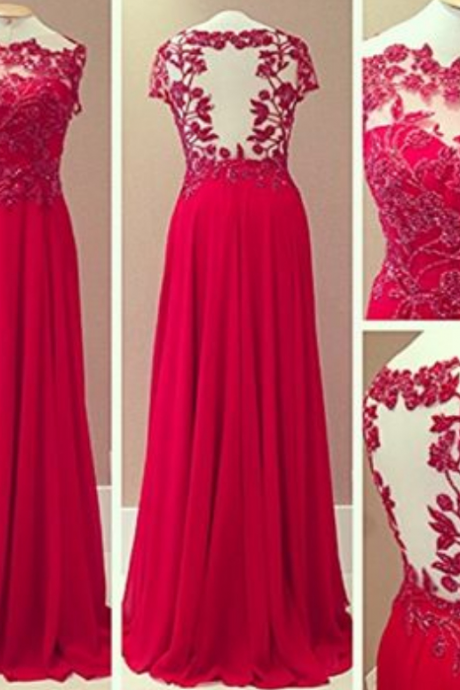 Red Prom Dresses,prom Dress,red Prom Gown,lace Prom Gowns,elegant Evening Dress,modest Evening Gowns,simple Party Gowns,lace Prom Dress,wedding