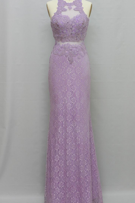Lace Evening Dresses,formal Dress,mermaid Floor Length Prom Dress,long Prom Dress