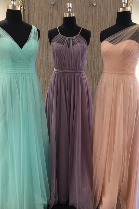 A-line Tulle Prom Dress,evening Dress,party Dress