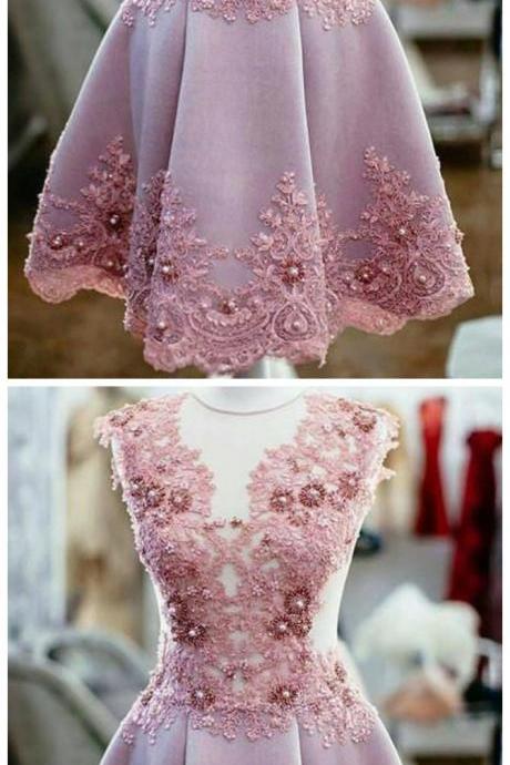 Lace Short Homecoming Dresses,homecoming Dress,deep V Neckline Homecoming Dress, Short Prom Dresses,mini Party Dresses For Teens,sexy Formal