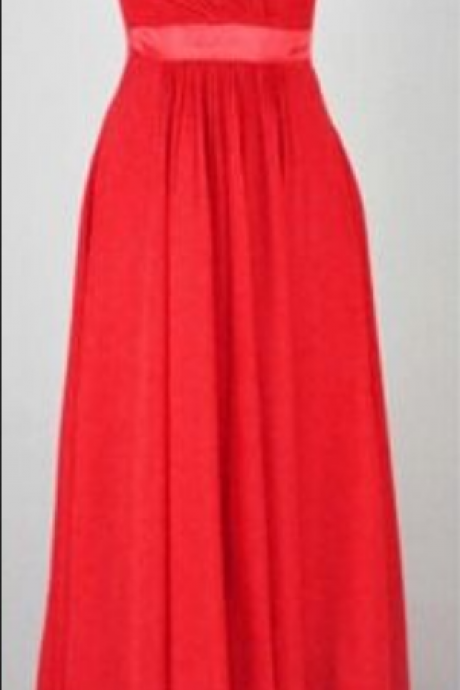 Long Prom Dress,red Formal Occasion Dress, Chiffon Maxi Dress, Formal Evening Dress,sexy Prom Dress,women Dress, Formal Dress,custom Dress. Long