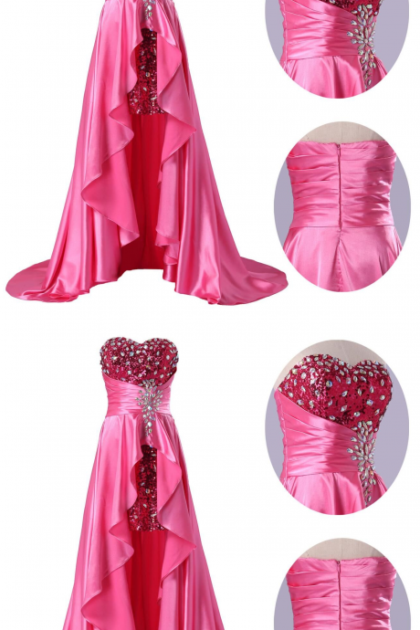 Fashion Taffeta Full Length Prom Dresses Evening Dress Bridesmaid Dresses