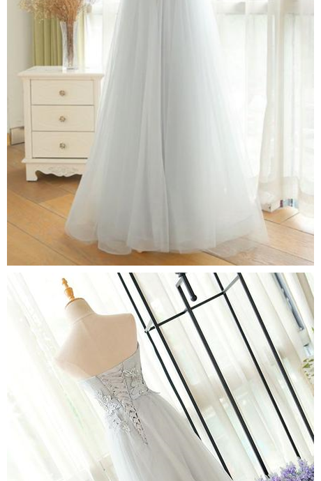 Lace Tulle Prom Dress Evening Dress Party Dress Bridesmaid Dress Wedding Occasion Dress Formal Occasion Dress Full Length Dress