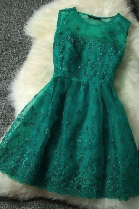 Lace Prom Dress,Mini Prom Dress,Fashion Homecoming Dress,Sexy Party Dress, New Style Evening Dress