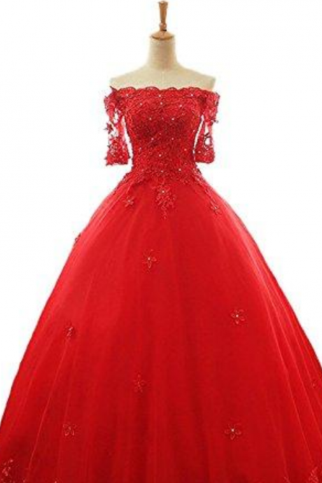High Quality Lace Sweet 16 Ball Gown Quinceanera Dresses Beaded Formal Party Gown Vestidos De 15 Anos
