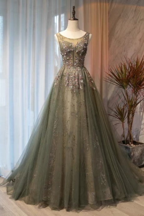 Style, V-neck Prom Dress,fairy Elegant Dress,custom Made