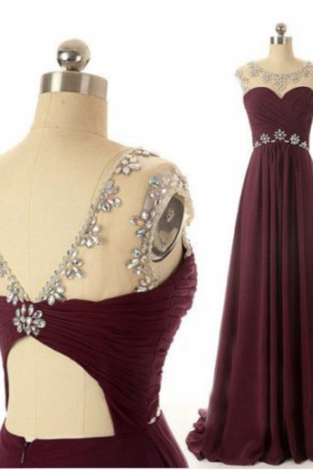Burgundy Prom Dress,charming Prom Dress, Prom Dress, Prom Dress,long Prom Dress