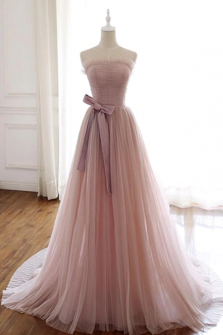 Prom Dresses Tulle Long A Line Prom Dress Evening Dress
