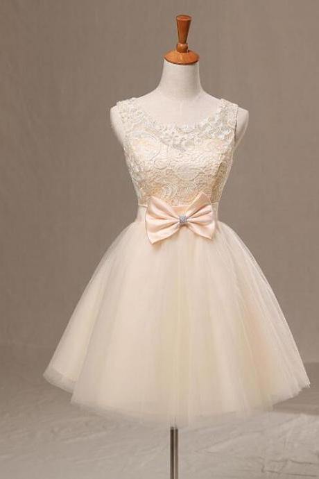 Adorable Short Tulle and Lace Sweet Dresses, Cute Formal Dresses, Homecoming Dresses for Teens