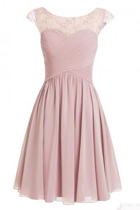 Charming Prom Dress, Elegant Prom Dresses, Beaded Party Dress, Short Homecoming Dress