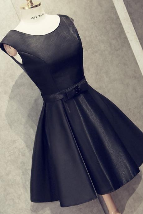 Sleeveless Evening Dress,black Party Dress,sexy Homecoming Dress