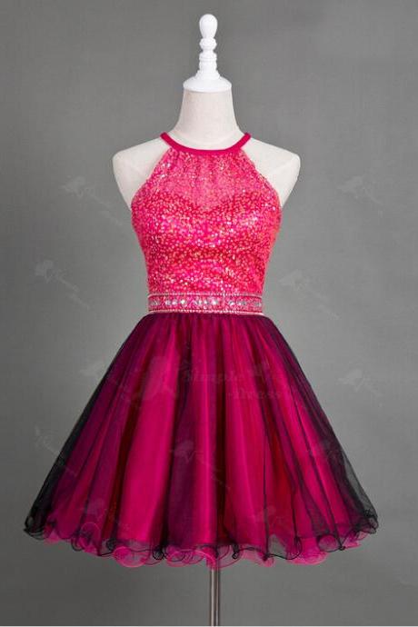Wine Red Tulle Homecoming Dress,prom Dress,graduation Dress,party Dress,short Homecoming Dress