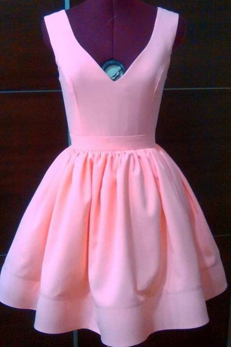 Hot Pink Short Homecoming Dress | Luulla