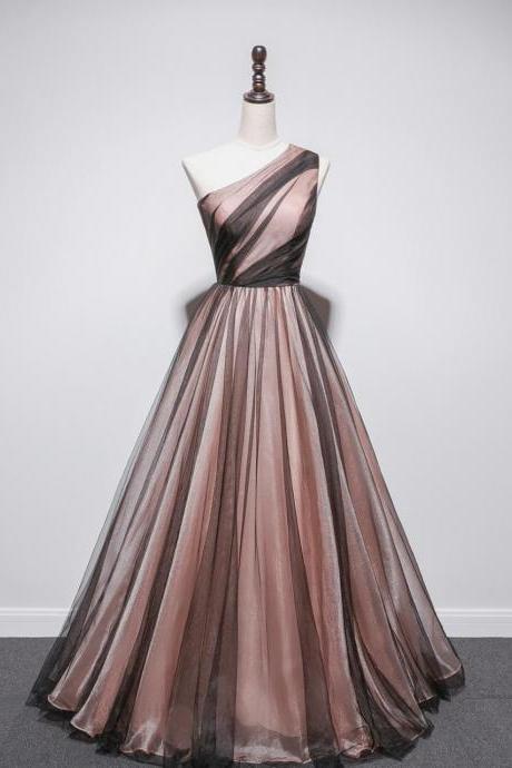 One Shoulder Prom Dress,elegant Evening Dress,simple Party Dress