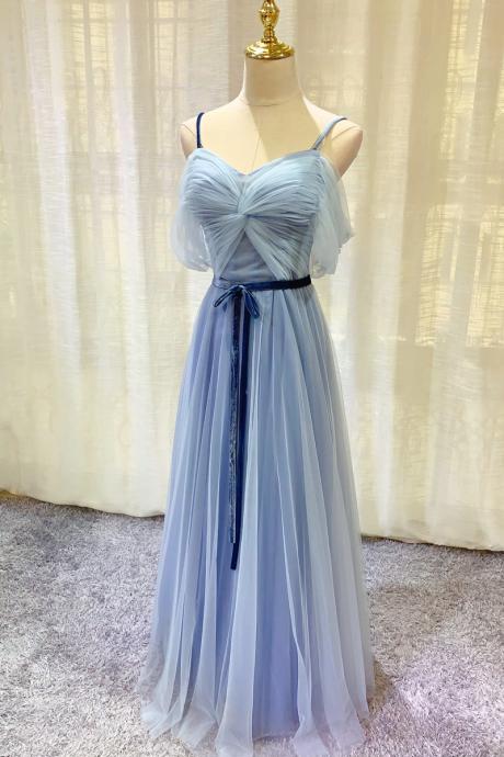 Elegant,new spaghetti strap bridesmaid dress, prom dress