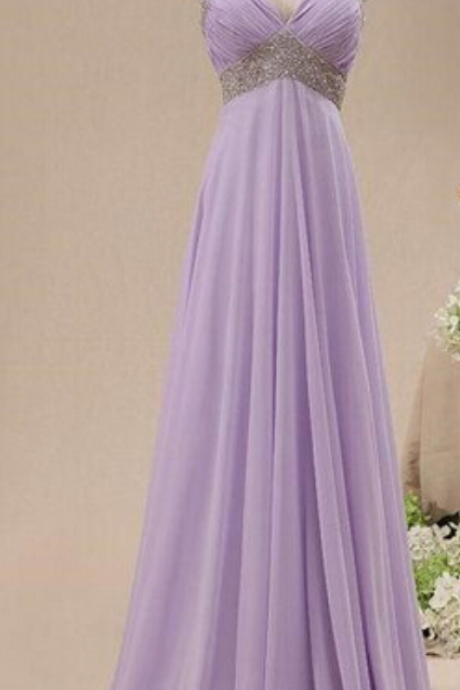 A-line Chiffon Elegant Formal Prom Dress, Beautiful Long Prom Dress, Banquet Party Dress