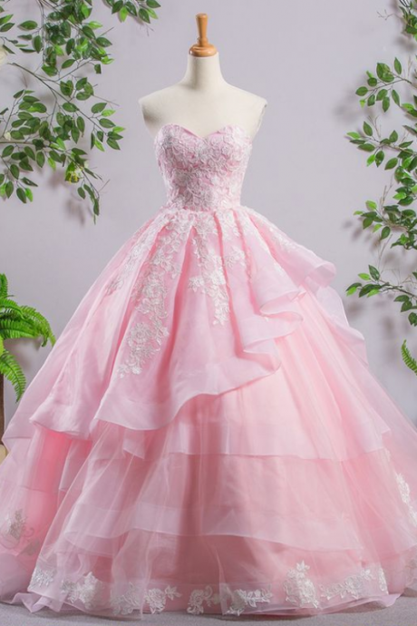 Elegant A-line Strapless Sleevelesstulle Formal Prom Dress, Beautiful Long Prom Dress, Banquet Party Dress