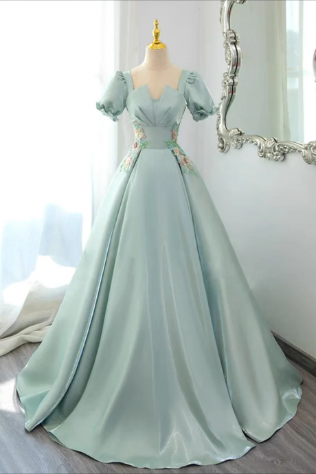 mint green muslimah dress Glow by Colors