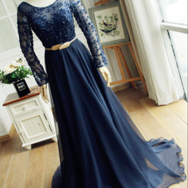 Sparkly V Neck Royal Blue Sequins Long Prom Dress       fg2364