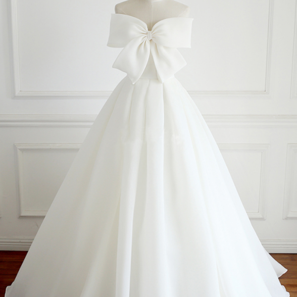 Elegant Lace-Up Back Strapless Chiffon Formal Prom Dress, Beautiful Long Prom Dress, Banquet Party Dress