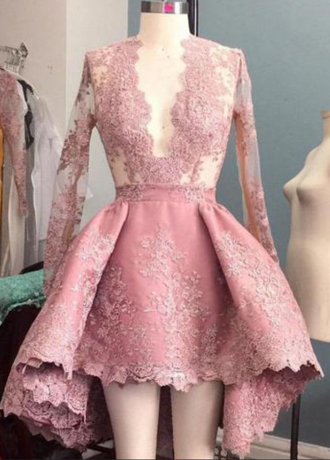 Elegant Engagement Dress V Neck Sleeveless Natural Waist Tea Length A Line Split Engagement Dress main image 1