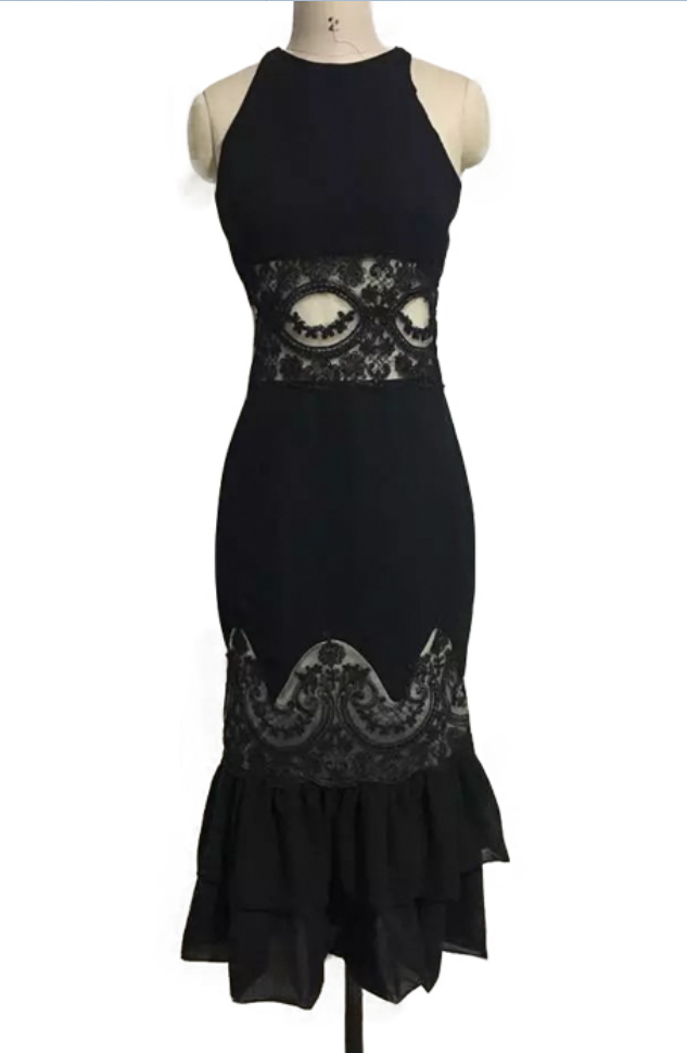 Customized Prom Dress,black Mermaid Prom Dress,applqieus Lace Formal ...