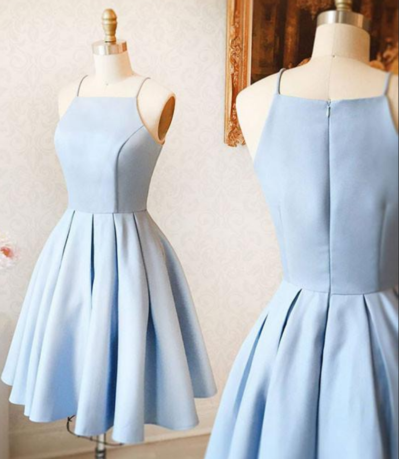 Cute Light Blue Short Prom Dress, Cute Blue Homecoming Dress on Luulla