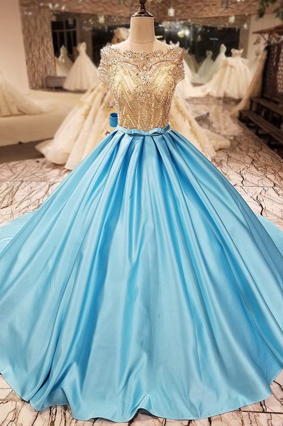 Ball Gown Quinceanera Dresses With Lace Appliques